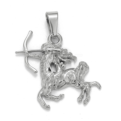 Non-Tarnish 304 Stainless Steel Pendants STAS-D165-14P-02-1