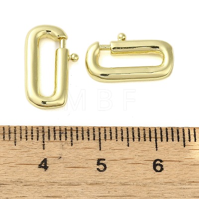Brass Spring Gate Rings KK-B089-33G-1