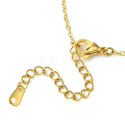 Cross Brass Link Bracelets BJEW-JB10588-1