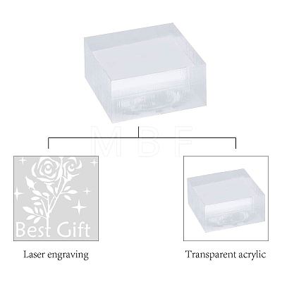 Clear Acrylic Soap Stamps DIY-WH0441-002-1