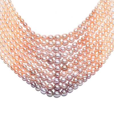 Natural Cultured Freshwater Pearl Beads Strands PEAR-K003-21D-1