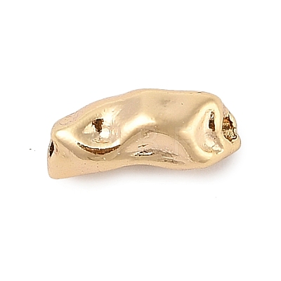 Nuggets Brass Beads KK-F889-01G-02-1