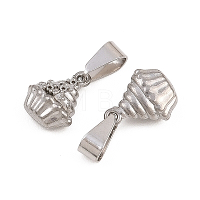 304 Stainless Steel Pendants STAS-B167-21B-P-1