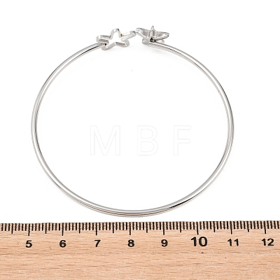 304 Stainless Steel Bangles for Women BJEW-N040-01C-P-1