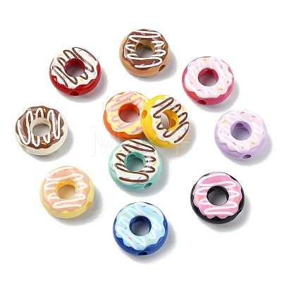 Baking Paint Apaque Acrylic Beads MACR-CJZ0001-06-1