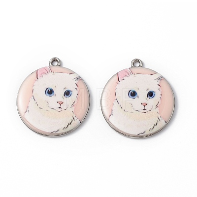 Printed Alloy Pendants ENAM-P246-03P-04-1