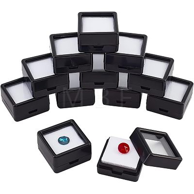 Plastic Loose Diamond Display Boxes CON-WH0087-55A-1