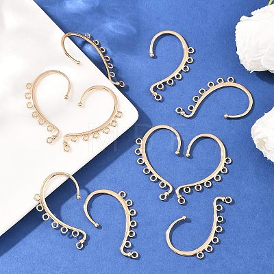 Alloy Ear Cuff Findings PALLOY-N176-09KCG-1