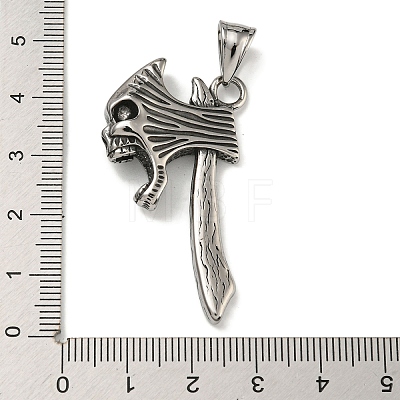 316 Surgical Stainless Steel Pendants STAS-Z073-68AS-04-1