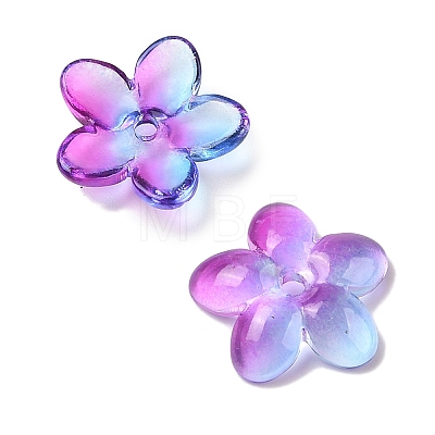 Transparent Spray Paint Glass Beads GLAA-Z011-07K-1