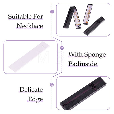 Cardboard Necklace Jewelry Boxes CON-TAC0014-07A-1