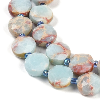 Synthetic Shoushan Stone Beads Strands G-C116-A35-01-1-1