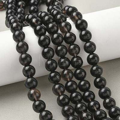 Natural Ice Obsidian Beads Strands X-G-P590-A03-10mm-03-1