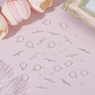 12Pcs Eco-friendly Brass Toggle Clasps KK-ME0002-30-1