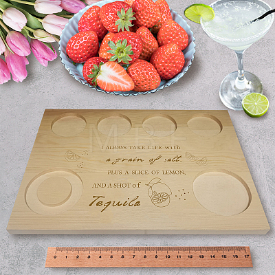 Wooden Wine Serving Tray AJEW-WH0269-002-1