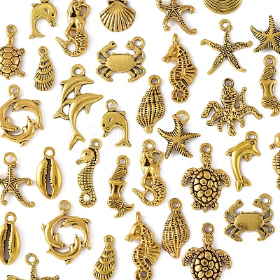 Tibetan Style Alloy Pendants FIND-FS0003-95AG-1