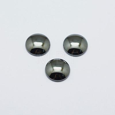 Non-Magnetic Synthetic Hematite Cabochons Z28WB018-1