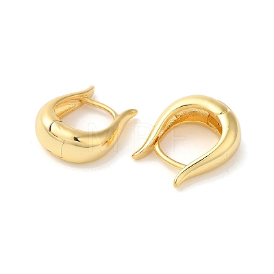 Rack Plating Brass Hoop Earrings EJEW-U012-06G-1