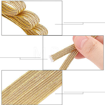 Gorgecraft Flat Elastic Cord/Band EC-GF0001-25A-1