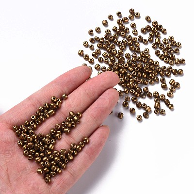 6/0 Glass Seed Beads SEED-US0003-4mm-601-1