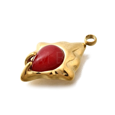 Natural Carnelian(Dyed and Heated) Pendants STAS-D310-03G-04-1