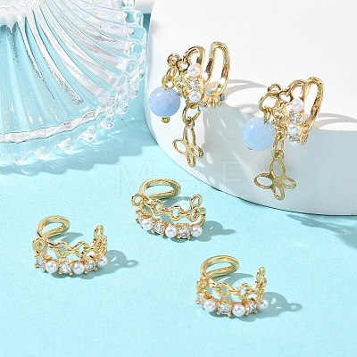 SHEGRACE Brass Cuff Earring Findings XGRQ3P031-652G-1