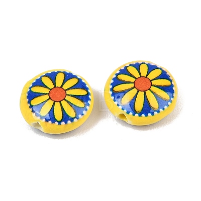 Printed Handmade Porcelain Beads PR-CBA938E-02C-1