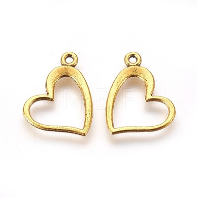 Tibetan Style Alloy Pendants TIBEP-22390-AG-LF-1