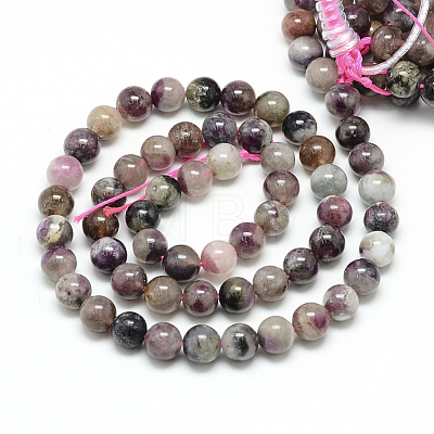 Natural Tourmaline Beads Strands G-S150-01-5mm-1