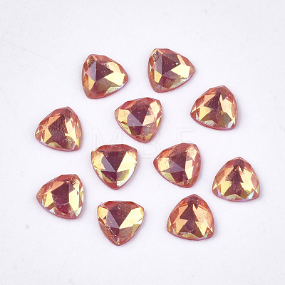 Flat Back Resin Rhinestone Cabochons MRMJ-T023-04-B-1