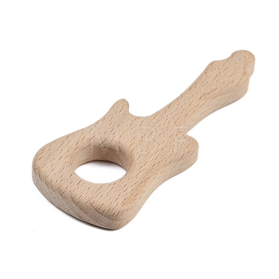 Natural Beech Wooden Baby Teething Toys WOOD-U003-02-1