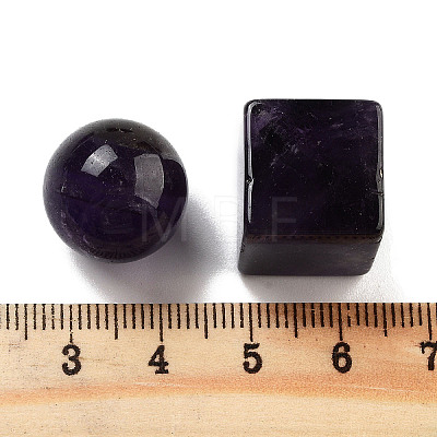 7Pcs Natural Amethyst Beads G-H007-05D-1