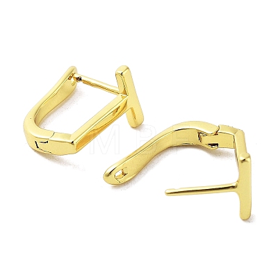 Brass Letter Stud Earrings for Women EJEW-A038-01T-G-1