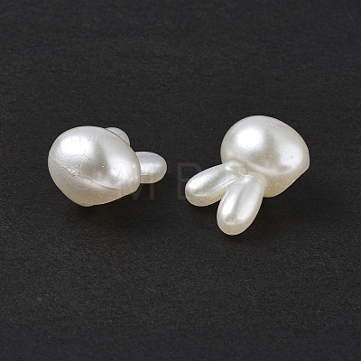 ABS Plastic Imitation Pearl Beads OACR-P007-65-1