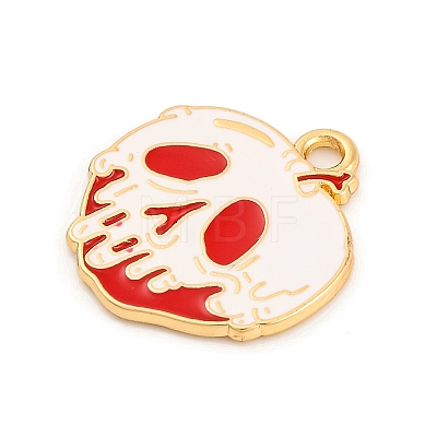 Halloween Theme Alloy Enamel Pendants ENAM-N056-225B-G-1