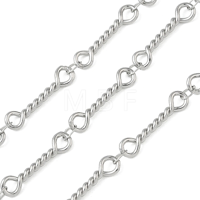 304 Stainless Steel Twist Bar Link Chains CHS-G050-05P-1