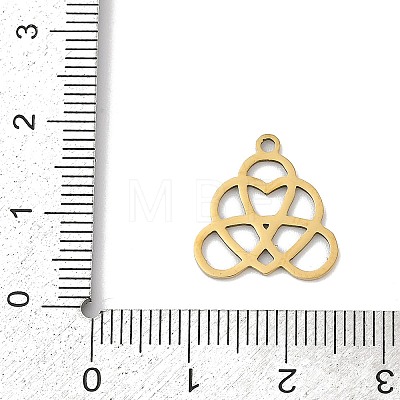 201 Stainless Steel Pendants STAS-F316-12G-1