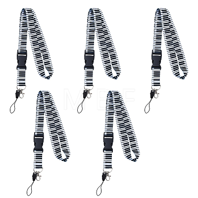 4Pcs Polyester Mobile Straps HJEW-HS0001-07B-1