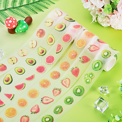 6Rolls 6 Styles PET Tape Stickers for Card Making DIY-TA0015-37-1