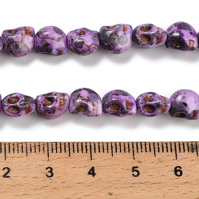 Synthetic Turquoise Beads Strands TURQ-F019-02E-1