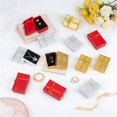 12Pcs 3 Styles Cardboard Necklace Boxes CBOX-PH0001-12-1