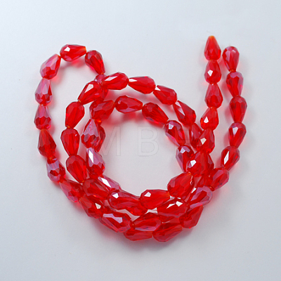 Electroplate Glass Beads Strands LS-EGLA-R008-15x10mm-9-1