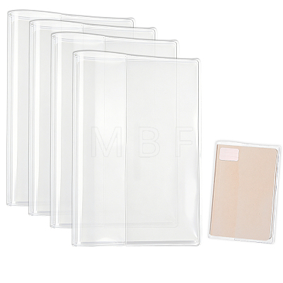 Transparent PVC Book Cover AJEW-WH0596-723A-1