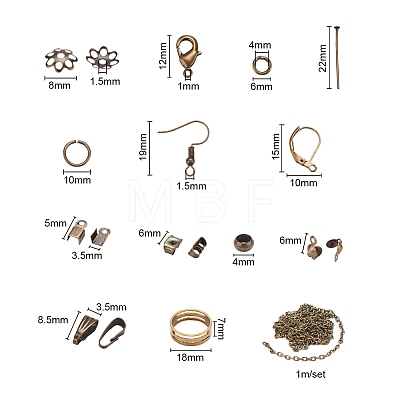 Metal Jewelry Findings Sets DIY-YW0001-23AB-1