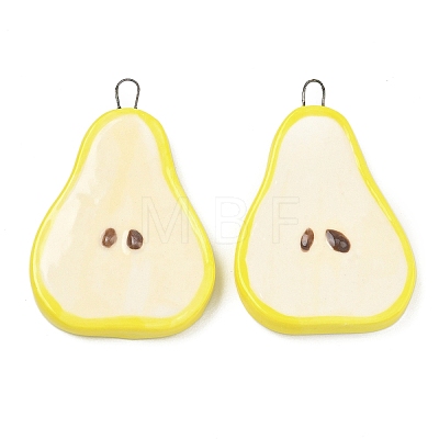 Handmade Porcelain Big Pendants PORC-I030-02-1
