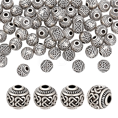 Tibetan Style Alloy Beads FIND-PH0060-12B-1