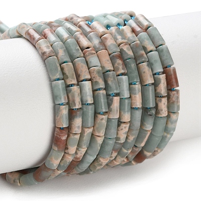 Synthetic Shoushan Stone Beads Strands G-B124-A02-01-1