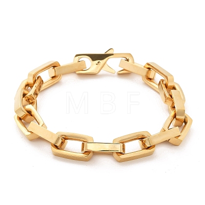 304 Stainless Steel Link Chain Bracelets for Women Men BJEW-A031-06G-1