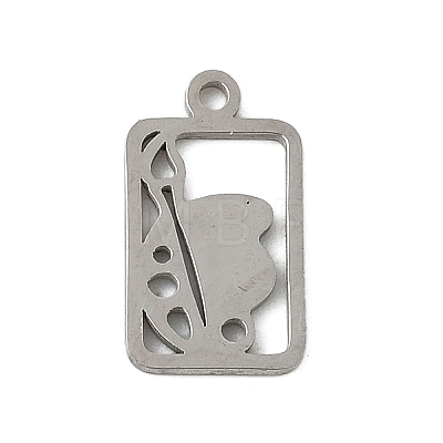 304 Stainless Steel Charms X-STAS-G355-07P-1
