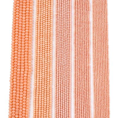 Opaque Solid Color Imitation Jade Glass Beads Strands EGLA-A044-P1mm-D33-1